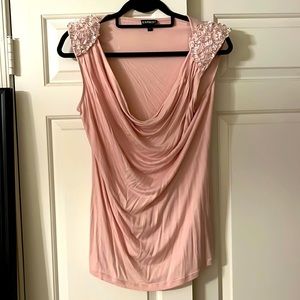 Express blush beaded top